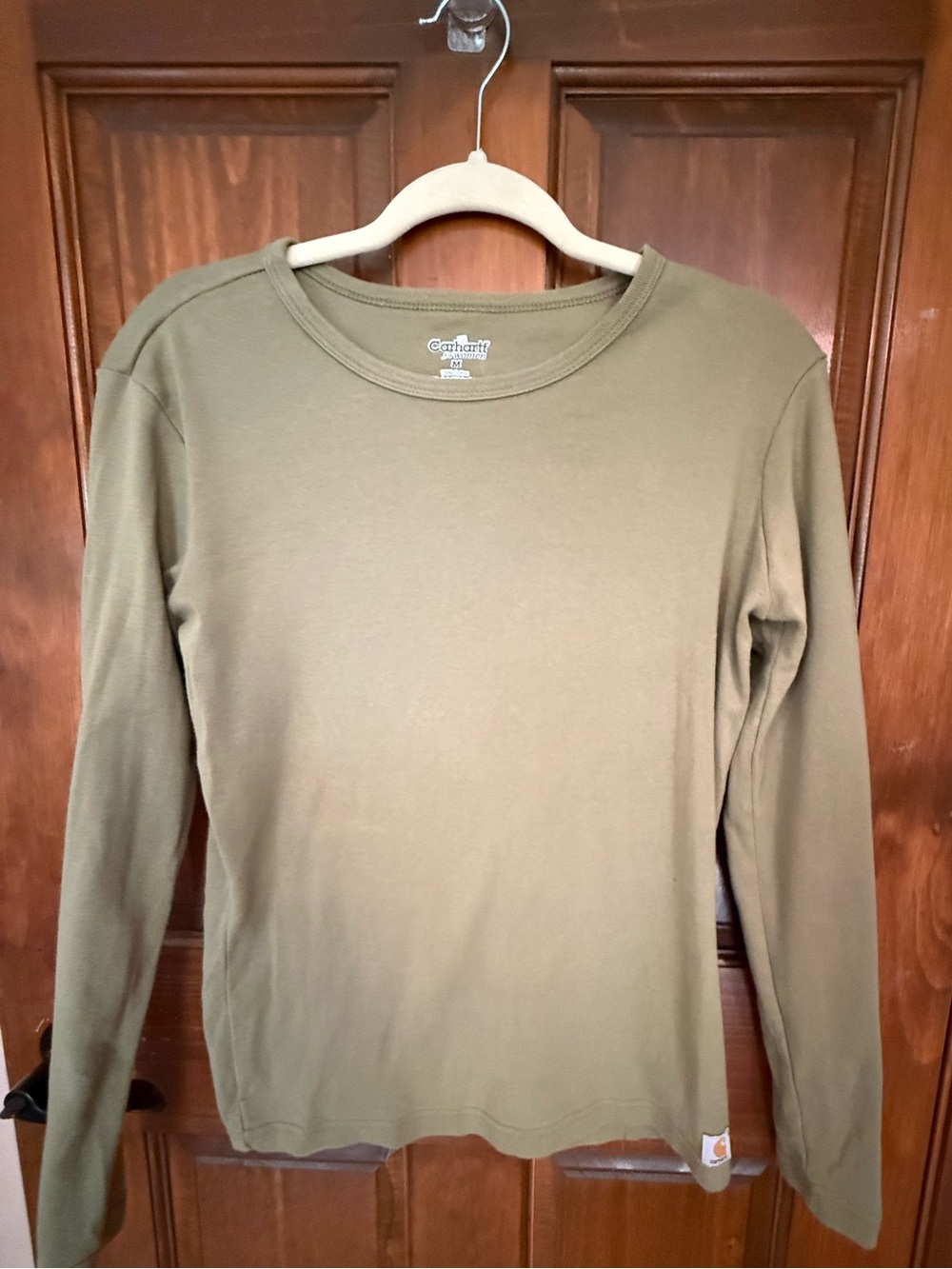 Carhartt Olive Green Long Sleeve Shirt - Picture 2 of 5
